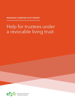 cover image of Help for Trustees Under a Revocable Living Trust